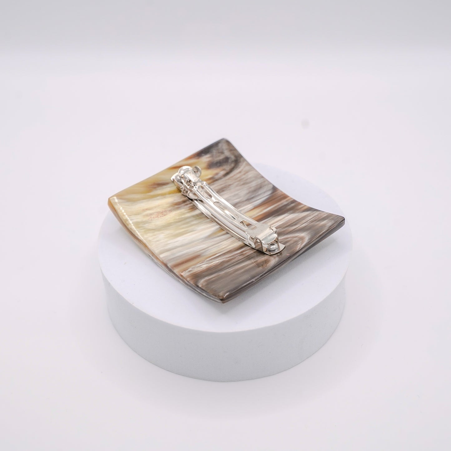 ヘアクリップ(KOST KAMM) Horn round square