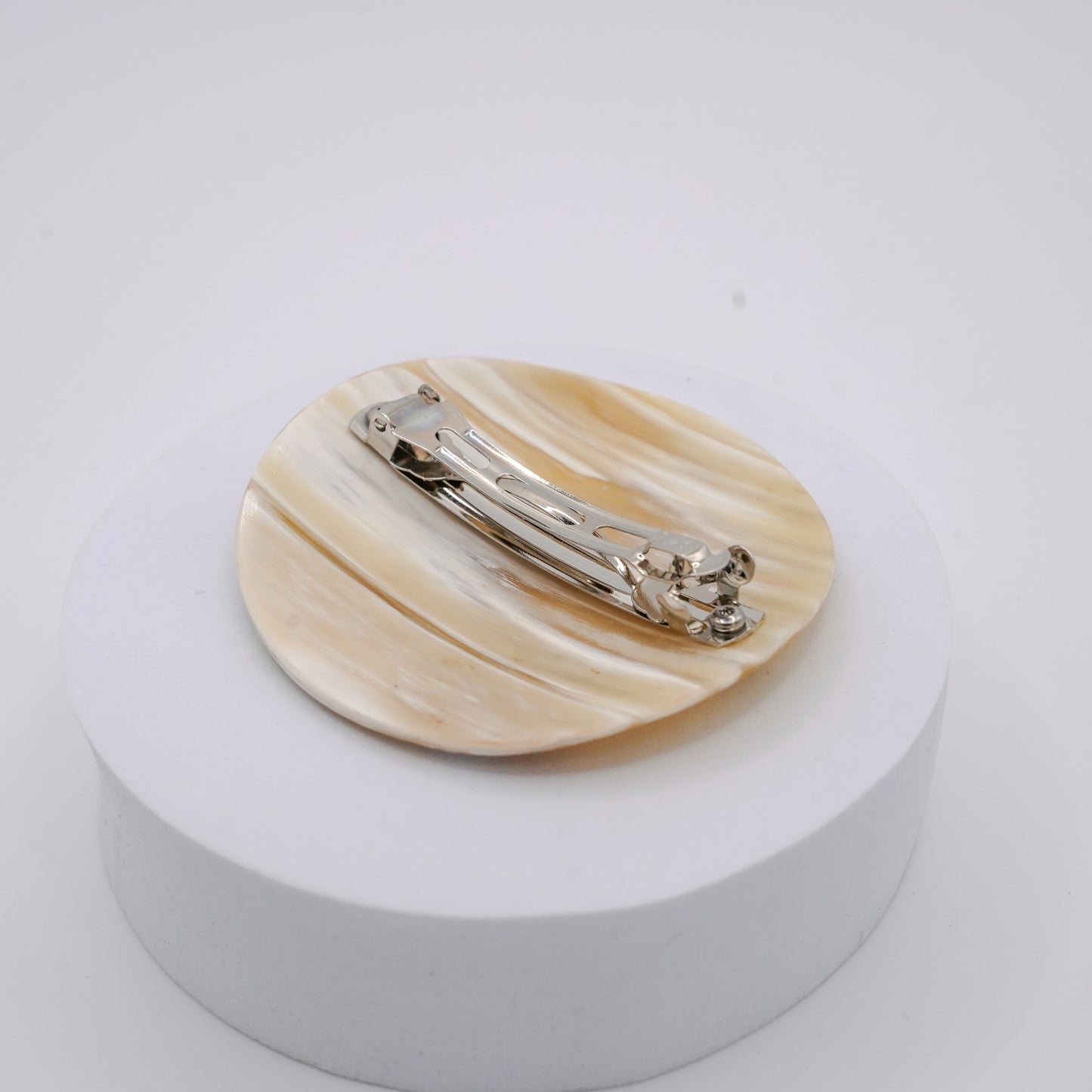 ヘアクリップ(KOST KAMM) Horn round square