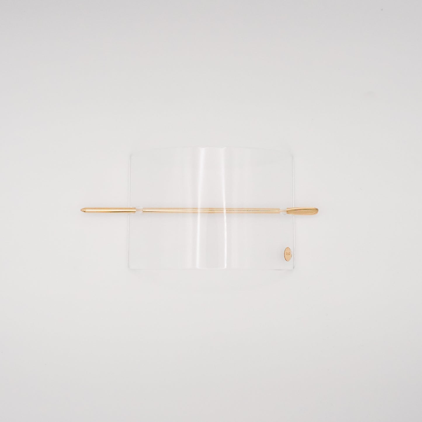 serial number クリア かんざしバレッタ -koori-