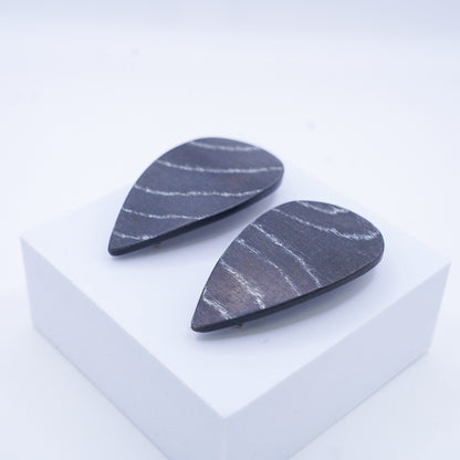 ヘアクリップ(KOST KAMM) Wood  Hair Clip Teardrop　shaped B
