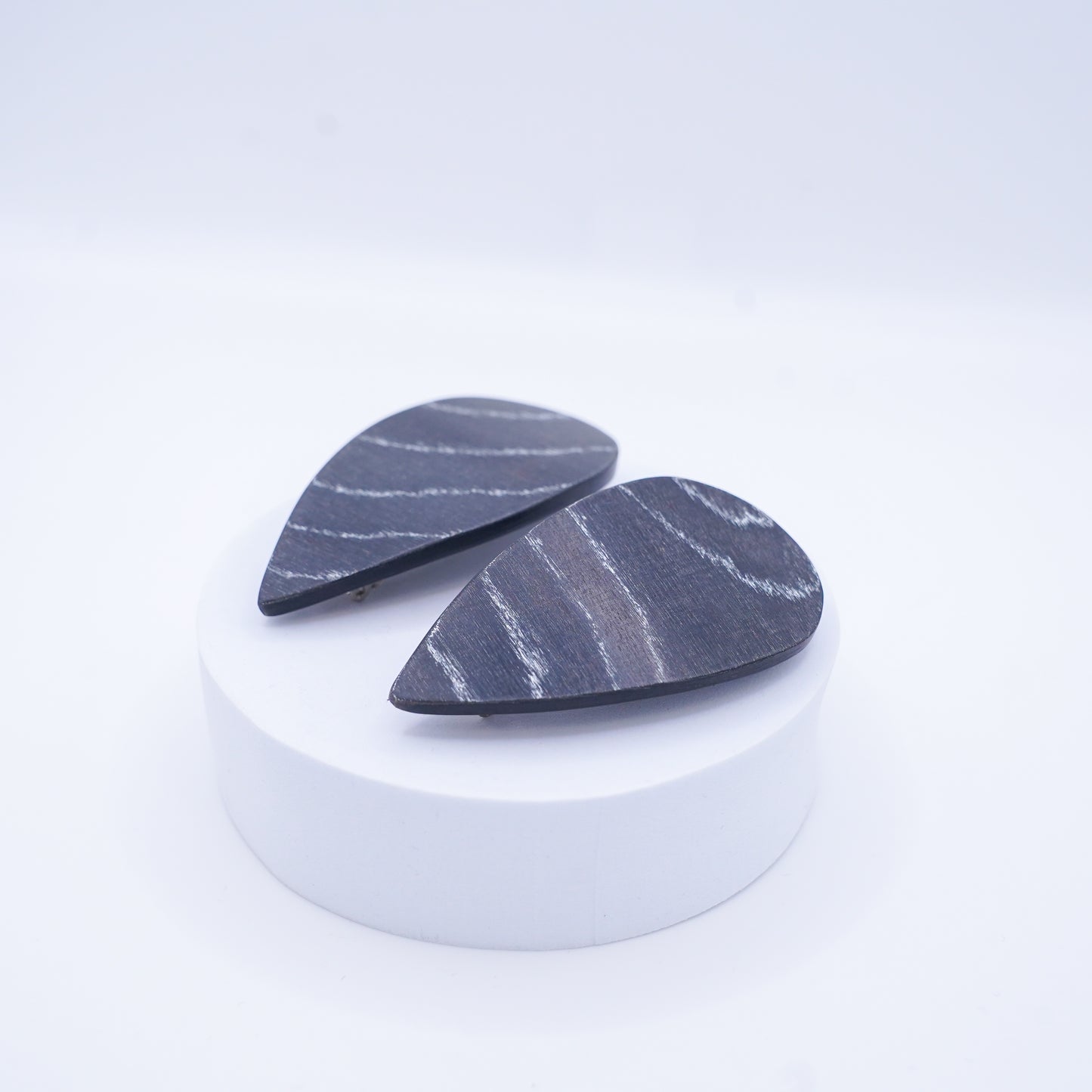 ヘアクリップ(KOST KAMM) Wood  Hair Clip Teardrop　shaped B