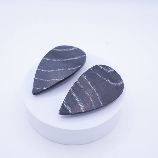 ヘアクリップ(KOST KAMM) Wood  Hair Clip Teardrop　shaped B