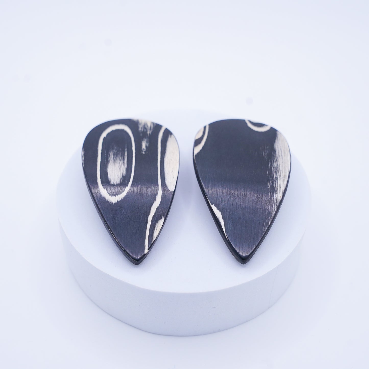 ヘアクリップ(KOST KAMM) Wood  Hair Clip Teardrop shaped　A