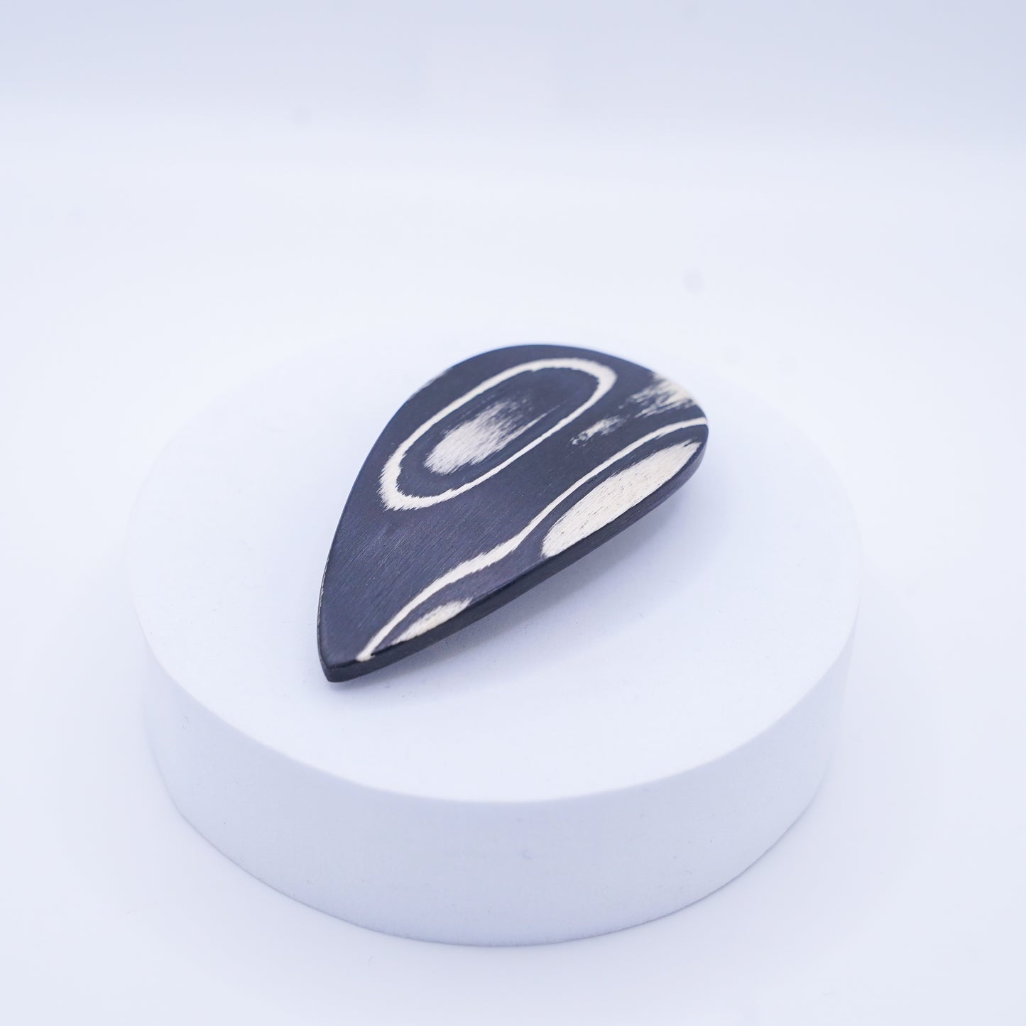 ヘアクリップ(KOST KAMM) Wood  Hair Clip Teardrop shaped　A