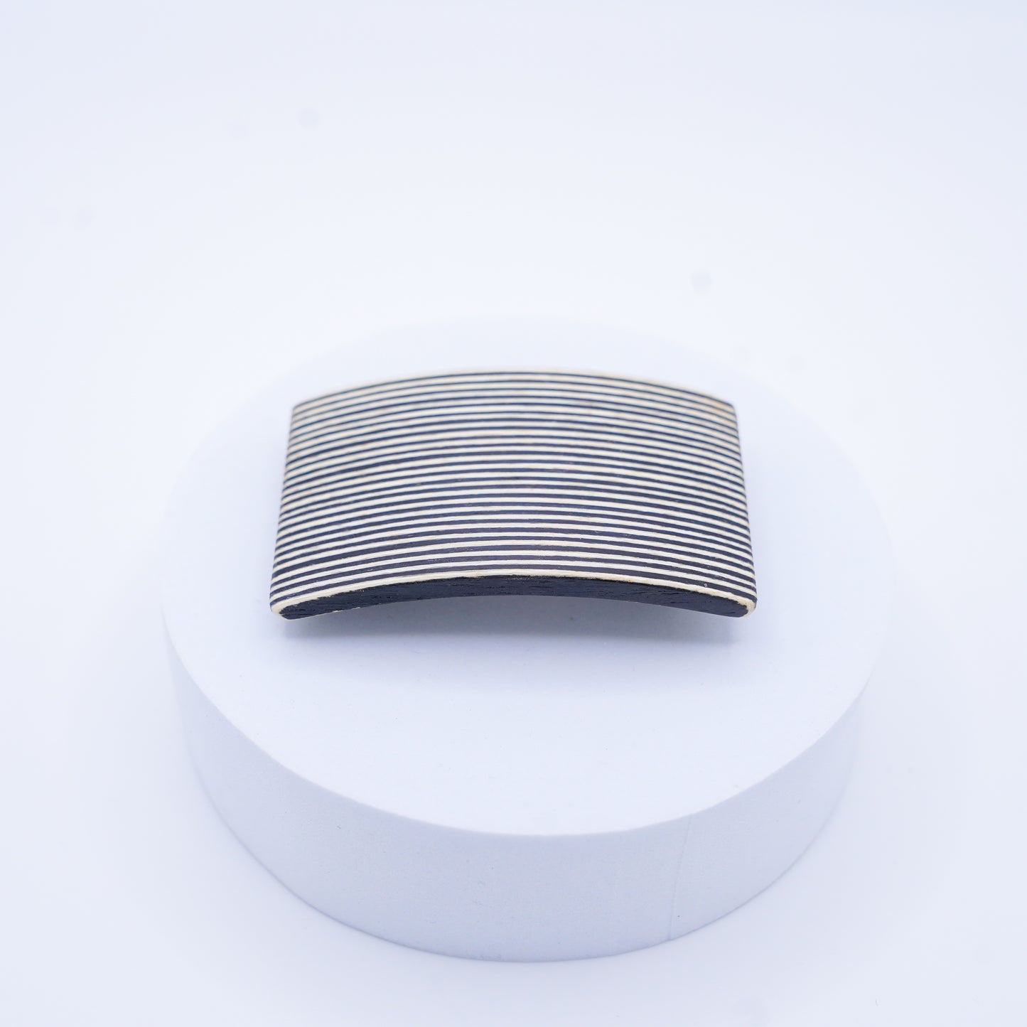 Color Wood / Hairclip / 6cm / Rectangurer