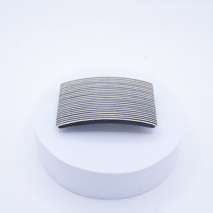 Color Wood / Hairclip / 6cm / Rectangurer