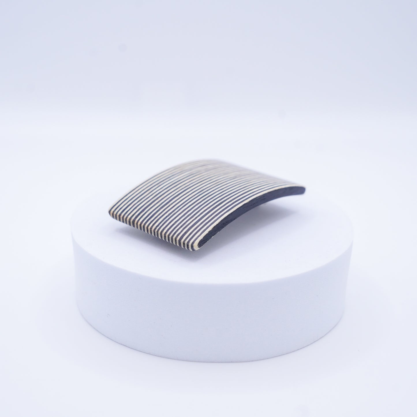 Color Wood / Hairclip / 6cm / Rectangurer