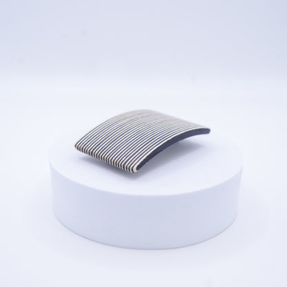 Color Wood / Hairclip / 6cm / Rectangurer