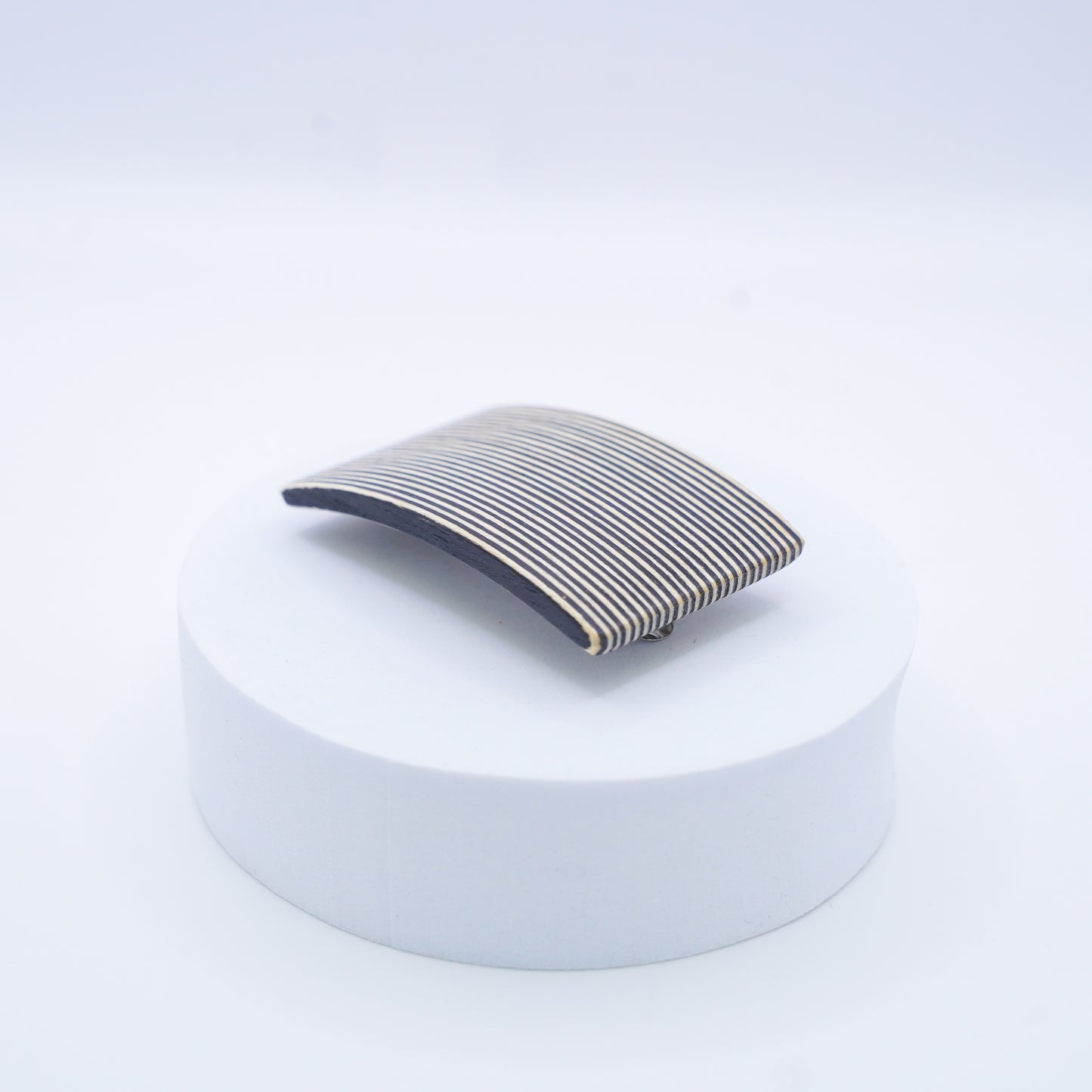 Color Wood / Hairclip / 6cm / Rectangurer