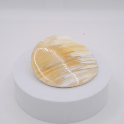 ヘアクリップ(KOST KAMM) Horn round square